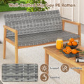 4-Piece Outdoor Furniture Set with Acacia Wood Frame  product image