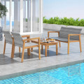 4-Piece Outdoor Furniture Set with Acacia Wood Frame  product image
