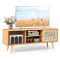 Mid-Century Modern TV Stand with Adjustable Shelf product image