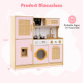Wooden Kids Kitchen Playset with Realistic Sounds  product image