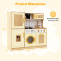 Wooden Kids Kitchen Playset with Realistic Sounds  product image