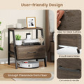  3-Tier Bedside Tables with Drawer product image