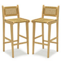 Outdoor Patio Bar Height Teak Wood Bar Stool product image