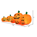 7.5-foot Inflatable Pumpkin Patch with LED Lights and Sandbags product image