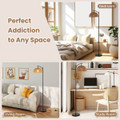 Modern Arc Standing Floor Lamp with Hanging Lampshade product image