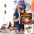 Halloween CountDown Advent Calendar with Ghost Gnome Pumpkin Plush Toys Dolls Pendants Ornaments For Indoor Outdoor Home Party Decoration product image