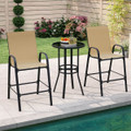 Outdoor Bar Height Stools with Armrests (Set of 2) product image
