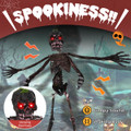 6-foot Animated Hanging Zombie Decoration with Light-up Eyes product image