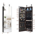 Mirrored Wall or Door Mounted Jewelry Cabinet product image