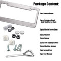 Matte Aluminum License Plate Frame product image