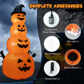 8FT Inflatable Stacked Pumpkins Halloween Decoration product image
