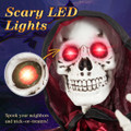 8-foot Animatronic Reaper with Sickle Glowing and LED Eyes product image