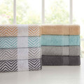Kathy Ireland 6-Piece Chevron Jacquard Towel Set with LetsDry product image