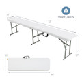 Portable 6-foot Folding Table product image