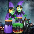 6-Foot Witches with Cauldron Inflatable product image