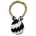 Scoochie Pet Super Scooch Braided Rope Squeaky Dog Tug Toys product image