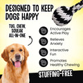 Scoochie Pet Super Scooch Braided Rope Squeaky Dog Tug Toys product image