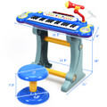 Kids' Electronic 37-Key Keyboard with Microphone product image