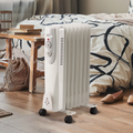 1500W Portable Oil Filled Space Heater with 3 Heat Settings product image