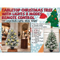 35-inch Snow Flocked Christmas Tree with Pinecones and Red Berries product image