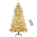 Snow-Flocked Artificial Christmas Tree with LED Lights and Remote Control product image