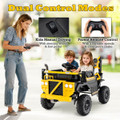 Kids' 24V Ride-On Excavator with Remote Control product image