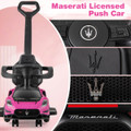 3-in-1 Kids Ride on Maserati Foot to Floor Push Car product image