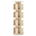  4-Tier Rotating Bookshelf with 360° Display Rack and Dividers product image
