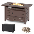 40-Inch Outdoor Propane Fire Pit with Adjustable Flames product image