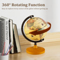5.5-Inch Desktop Rotating Antique World Globe product image