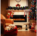 Electric Ultra Thin Wall Mounted Recessed Fireplace product image