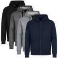 Men’s Fleece-Lined Full-Zip Hoodie (3-Pack) product image