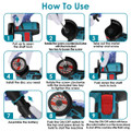 iMounTEK 12V Cordless Mini Angle Grinder product image