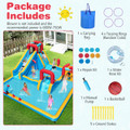 Inflatable Water Park with Protective Mesh Walls  product image