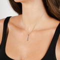 1.50 Carat Lab Created Diamond Three Stone Necklace product image