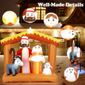 6-foot Inflatable Nativity Scene Decoration product image