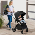 2-in-1 High Landscape Baby Stroller with Storage Basket product image
