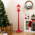 5.3 Ft Musical Christmas Street Lamp with 8 Songs and 60 LED Lights product image