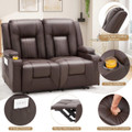 Loveseat Recliner with  Cup Holder and Side Pockets product image