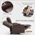 Loveseat Recliner with  Cup Holder and Side Pockets product image