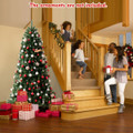 Pre-Lit Hinged Christmas Tree with Remote Control product image