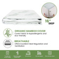 Ultra Soft Bamboo Waterproof Queen Size Mattress Cover product image