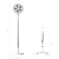 AirLit Ultimate Portable Smart Desk Fan, Mirror, and Ring Light product image