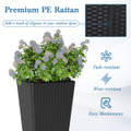 30" Tall Modern Planter Set (2-Pack) product image