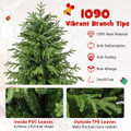 Artificial Christmas Tree with Warm White LED Lights product image
