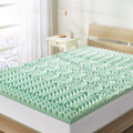2-inch 7-Zone Memory Foam Mattress Topper with Aloe Infusion product image