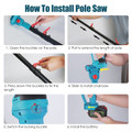 2-in-1 Pole Saw and Mini Chainsaw product image