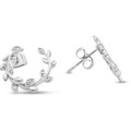 Vine Leaf Diamond Earrings product image