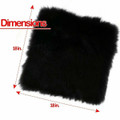 Zone Tech Black Faux Sheepskin Car Seat (1 Or 2-Pack) product image