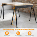 Ironmax Heavy-Duty Metal Sawhorses with 2x4 Supporting Arms (2-Pack) product image